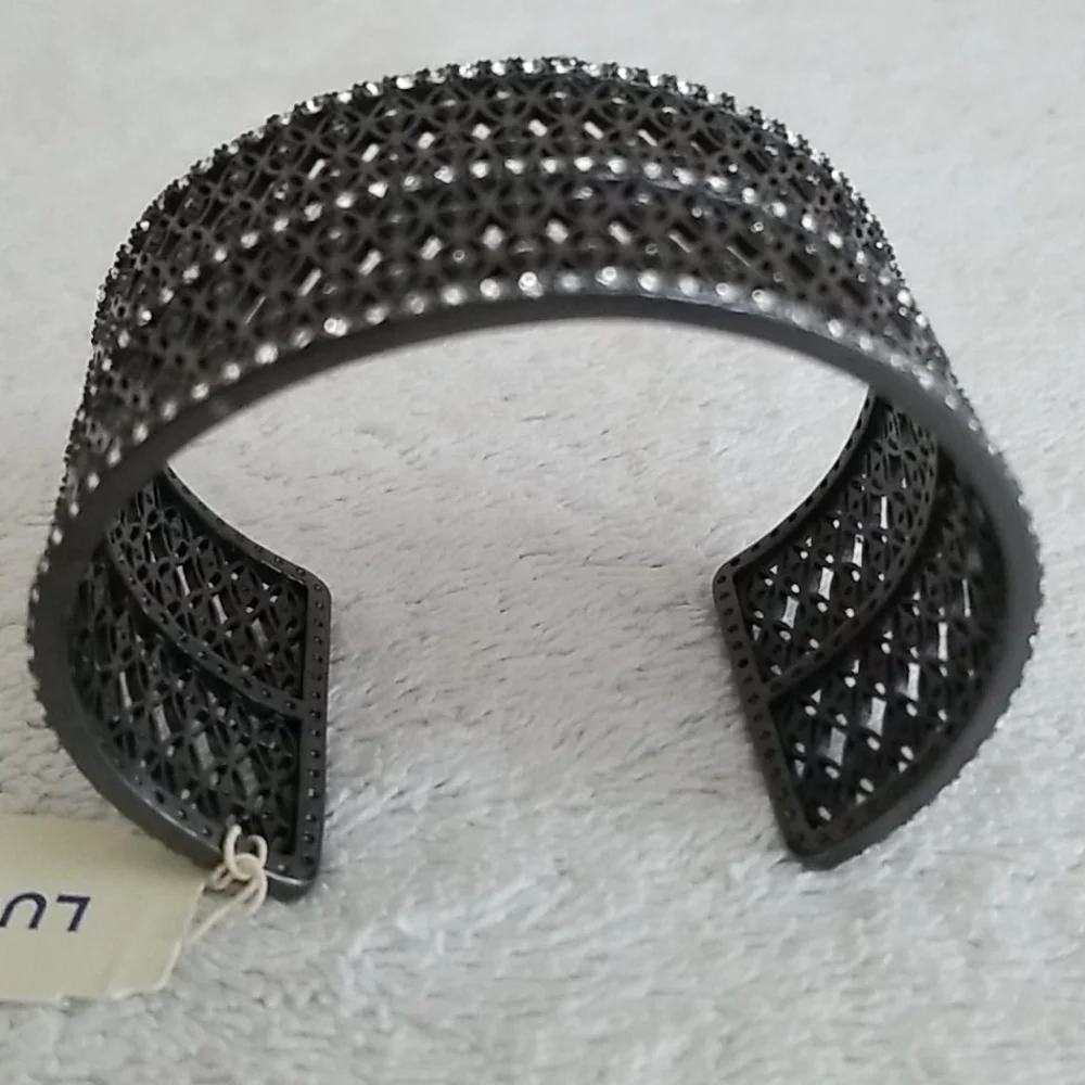 New Lucky Brand Crystal Cuff Bracelet